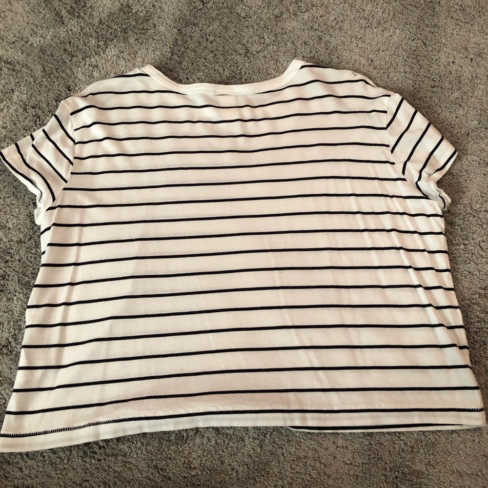 basic striped top - Picture 2 of 2
